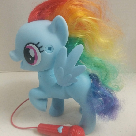 My Little Pony Singing Rainbow Dash Fun Play and Along w/Mic No Glasses b2 - Picture 4 of 15